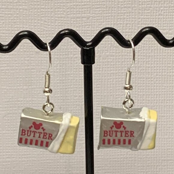 Butter Earring, Cooking Earring, Chef Earring, Gift Idea, Funny Food Earring - Picture 2 of 4